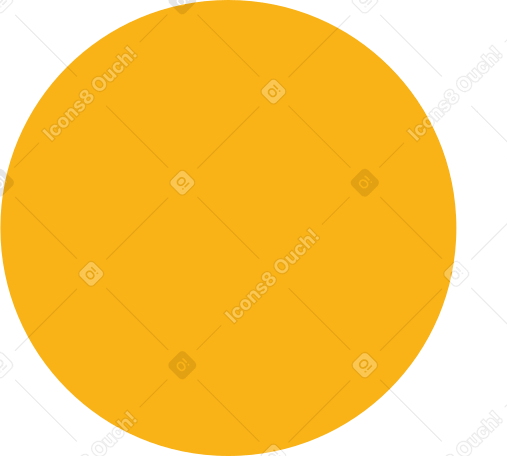 christmas ball yellow Illustration in PNG, SVG