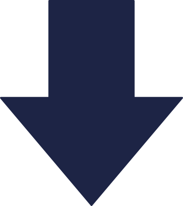 dark blue down arrow PNG, SVG