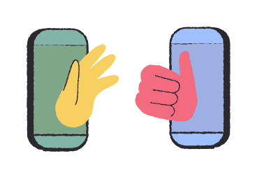 Communicate by phone PNG, SVG