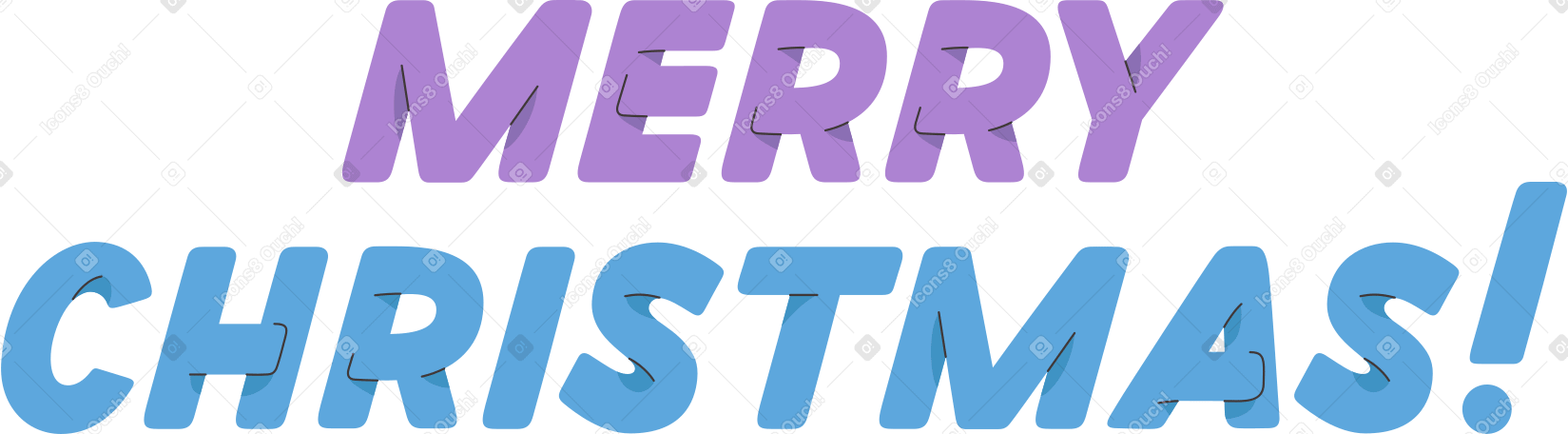 merry christmas Illustration in PNG, SVG