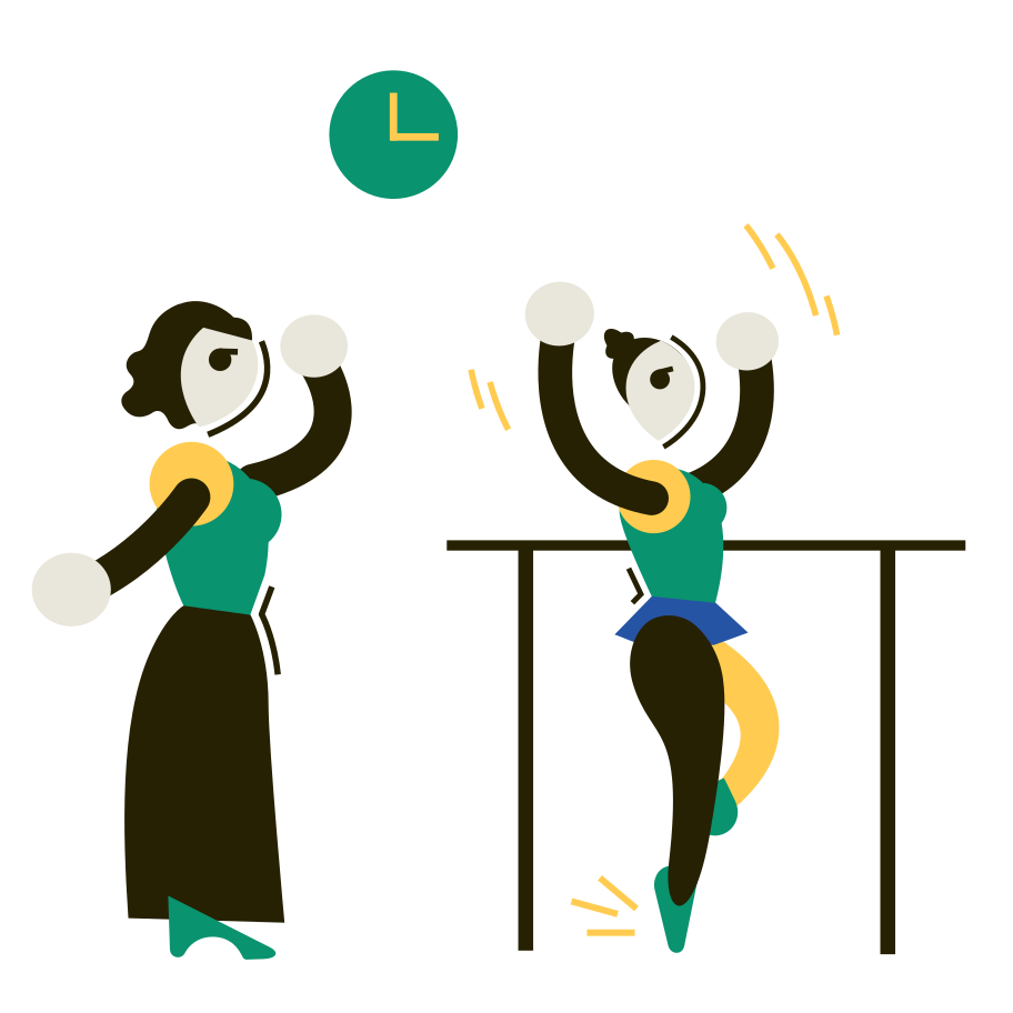 Dance lessons Illustration in PNG, SVG