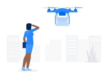 Drone delivery PNG, SVG
