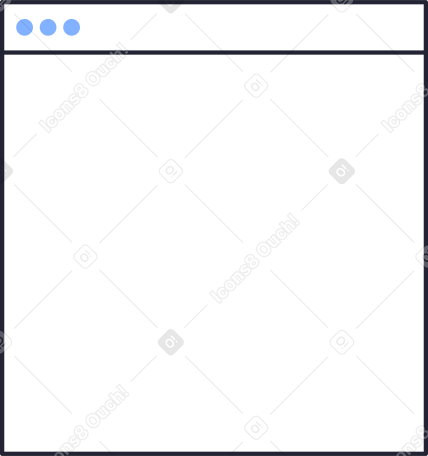 browser empty Illustration in PNG, SVG