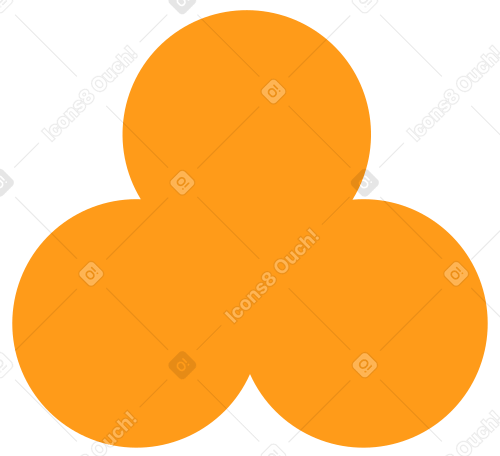 trefoil yellow Illustration in PNG, SVG
