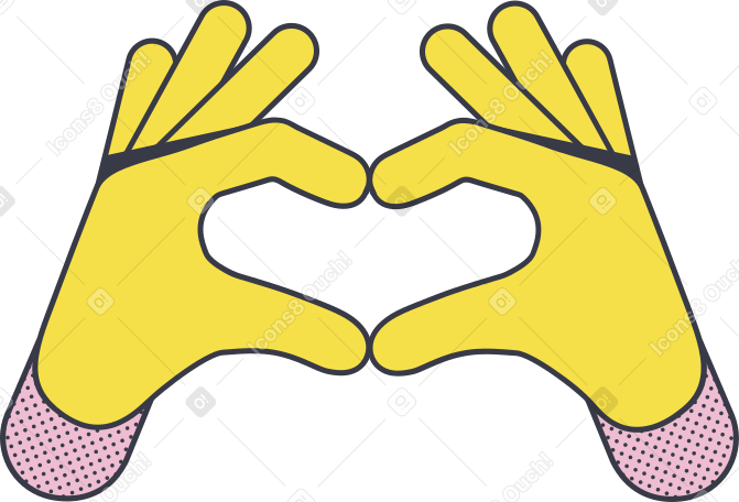 love you gesture Illustration in PNG, SVG
