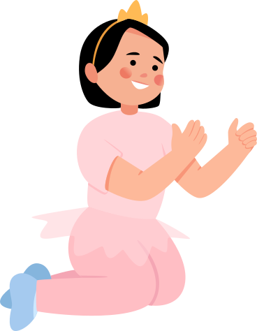 playing girl PNG, SVG