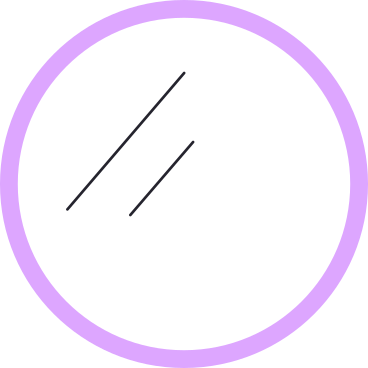 round mirror with purple frame PNG, SVG