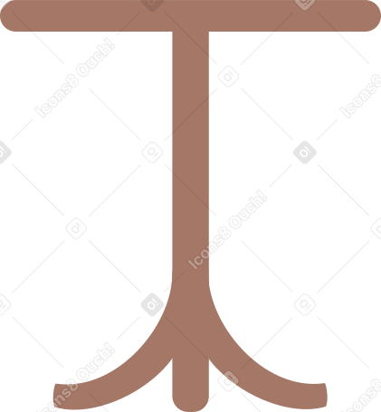 mesa marrón PNG, SVG