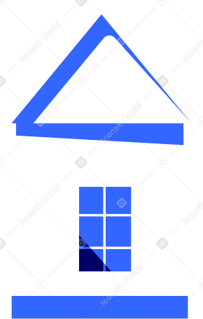 townhouse part Illustration in PNG, SVG