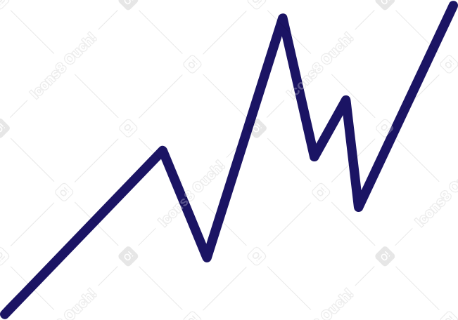 upward graphic curve Illustration in PNG, SVG