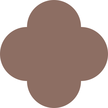 Quatrefoil brown PNG, SVG