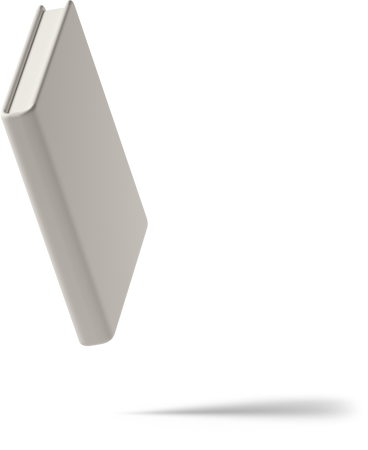 white book floating PNG, SVG