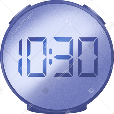electronic desktop clock в PNG, SVG