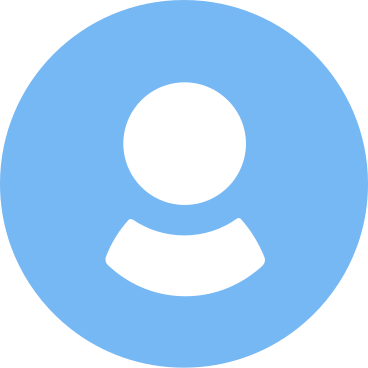 Runder blauer menschen-avatar PNG, SVG