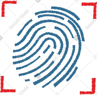 Fingerprint scanner PNG, SVG