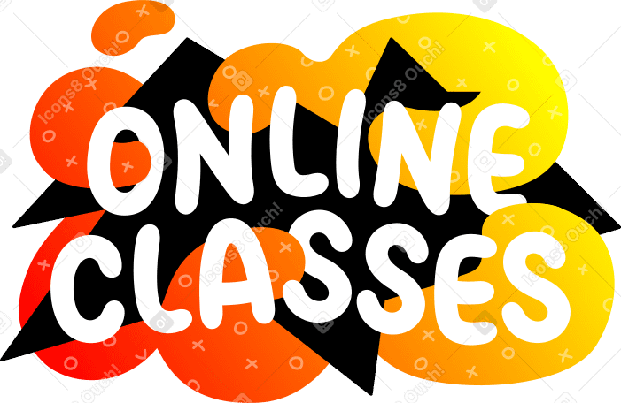 sfondo di lezioni online PNG, SVG