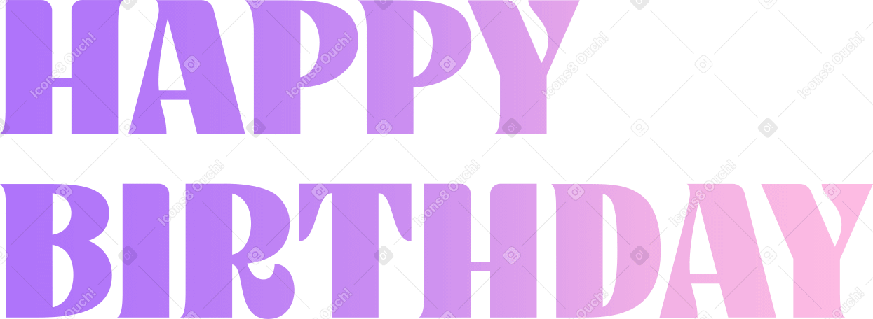 레터링 생일 축하해 PNG, SVG