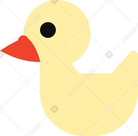 rubber duck Illustration in PNG, SVG