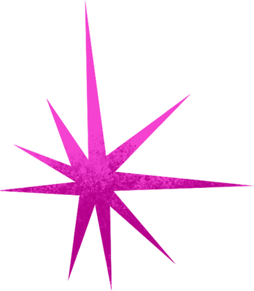 pink decorative star PNG, SVG