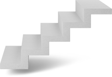 white stairs PNG, SVG