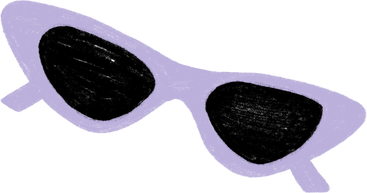 purple sunglasses PNG, SVG