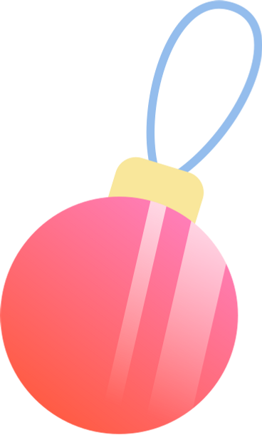 christmas ornament PNG, SVG