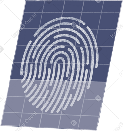 fingerprint в PNG, SVG