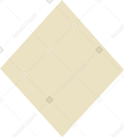 beige rhombus PNG, SVG
