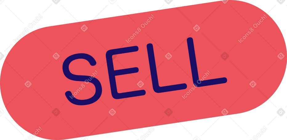 sell button PNG, SVG