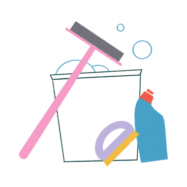 Cleaning service PNG, SVG