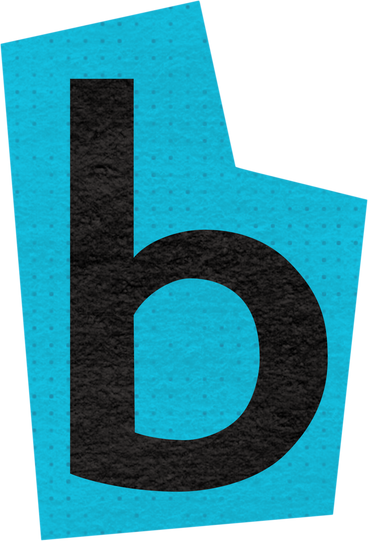 Collage lowercase letter b PNG, SVG