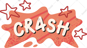 Crash sign PNG, SVG