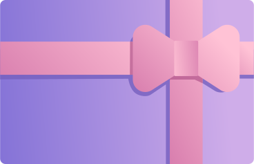 purple rectangular gift PNG, SVG