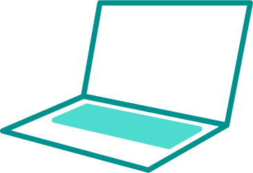 Open laptop PNG, SVG