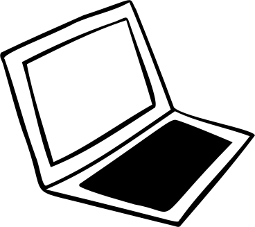 Big laptop PNG, SVG