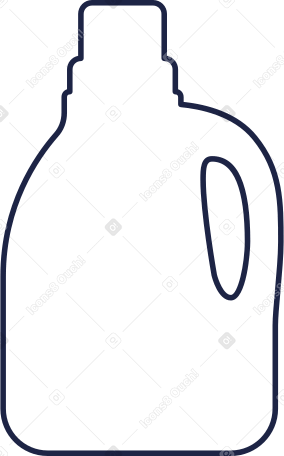 Белая бутылка в PNG, SVG
