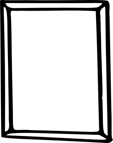 Простая прямоугольная рамка в PNG, SVG