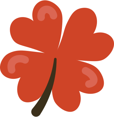 four leaf clover PNG, SVG
