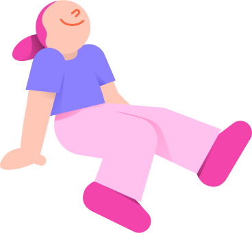 young woman sitting and dangling her feet PNG, SVG