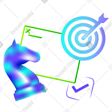 Strategic planning and business goals PNG, SVG