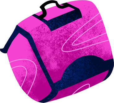 delivery backpack PNG, SVG