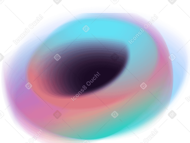 cosmic black hole PNG, SVG
