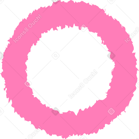 Кольцо розовое в PNG, SVG