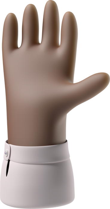 Peau noire main levée PNG, SVG