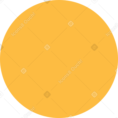 Círculo amarillo PNG, SVG