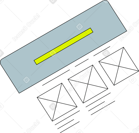 layout window Illustration in PNG, SVG
