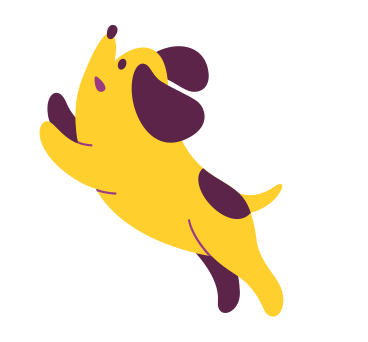 leaping dog PNG, SVG