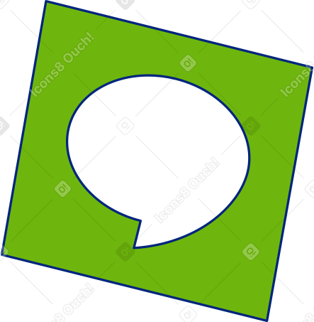 messenger icon Illustration in PNG, SVG