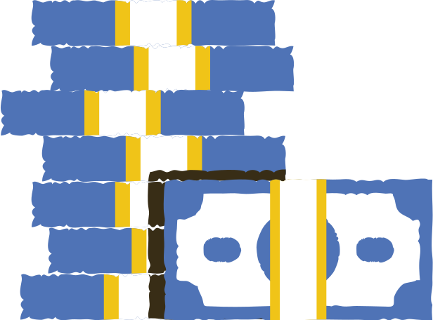 Illustration billets de banque aux formats PNG, SVG