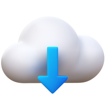 download from cloud PNG, SVG